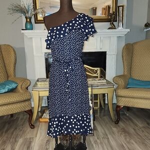 a new day Navy One Shoulder Dress